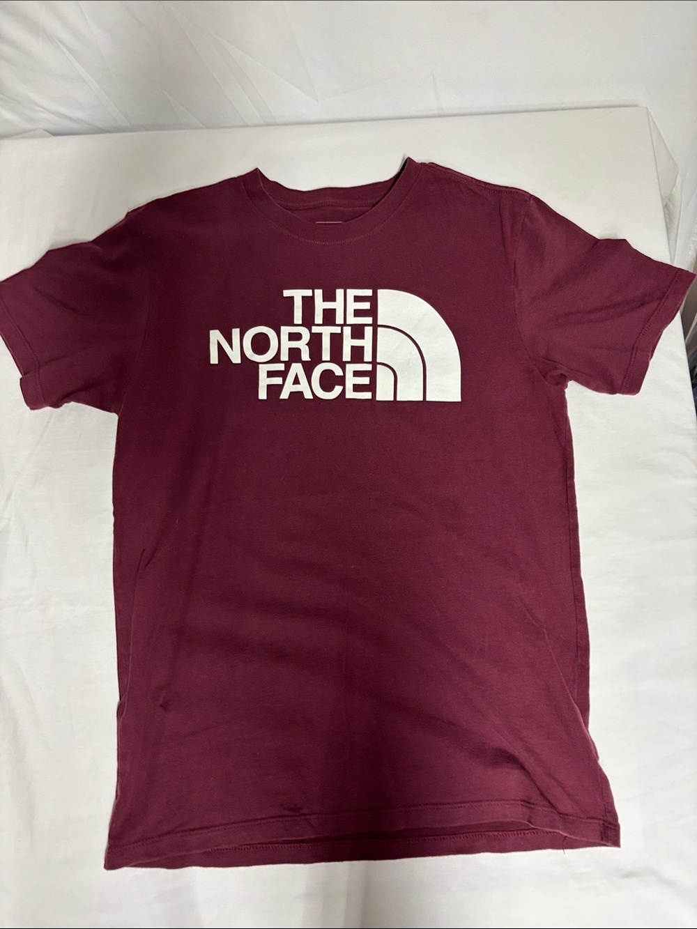 The North Face Men’s Logo Graphic T-Shirt Burgundy Maroon Size Small
